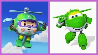 Robocar Poli As Super Wings Characters