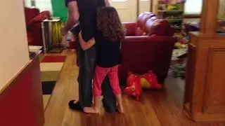 Walking on Daddy’s Feet