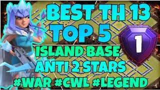 Top 5 Best Th13 WAR Base With LINKS | Th13 Anti 2 Stars Th13 WAR BASE | Best Th13  War Base 2020