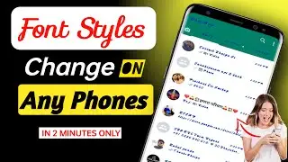 How to Change Font Style in Android | Change Font Style in Realme Smartphone 2022