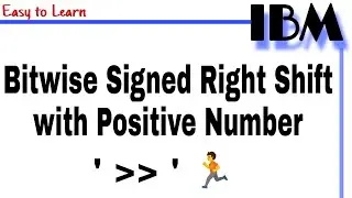 Bitwise Signed Right Shift with Positive Number in java Class 11 || Why we  Use  Shift Operator