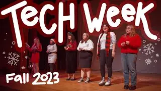 tech week but make it christmas…*fall 2023 vlog*