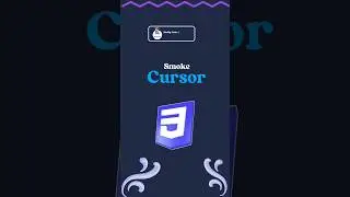 smoke cursor | with source code | create animated smoke cursor using html css #shorts #maddycoder