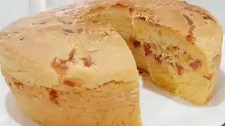 BOLO SALGADO RECHEADO SEM TRIGO, A MELHOR OPÇÃO PARA SUBSTITUIR O PÃO