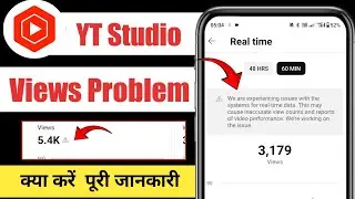 we are experiencing issues with the systems for realtime data yt studio problem | real time data