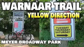 Updated! Warnaar Trail at Meyer Broadway Park in Three Rivers, Michigan (Yellow Trail)