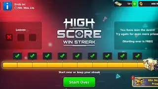 High score win streak ring 8 ball pool #8ballpool