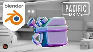 Low Poly Vehicle - Gas Can in Blender