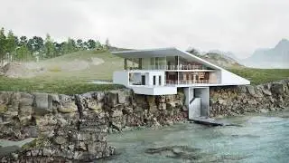 Cliff Mansion CG Animation