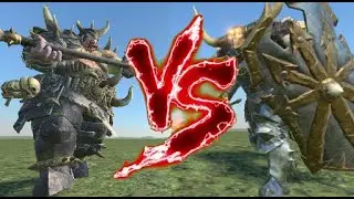 Tamurkhan the Maggot Lord VS Archaon the Everchosen. Total War Warhammer 3