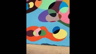 Abstract painting using acrylics and crackle paste 🎨 