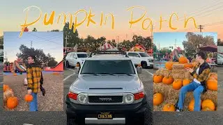 I FED A PIG?! Come to the pumpkin patch with me! 🎃 *starbucks, IG pics, catching up*