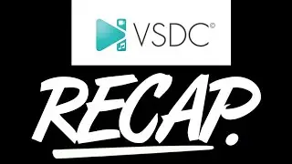 VSDC Free Video Editor Tutorial Recap Video In Hindi/Urdu