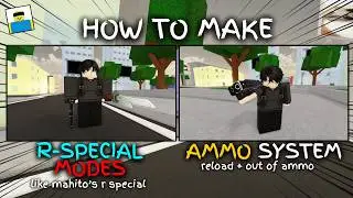HOW TO MAKE AMMO SYSTEM AND MULTI SPECIAL MODES IN JJS SKILL BUILDER | Jujutsu Shenanigans Roblox