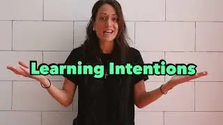 Basic Greek Grammar - Learning Intentions (Prelude)