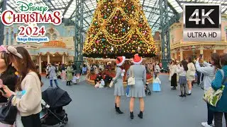 ディズニーランド・クリスマス2024を散歩 walking through Tokyo Disneyland on Christmas