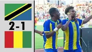 Full time: TANZANIA Vs GUINEA MAGOLI YOTE KUFUZU AFCON 2025