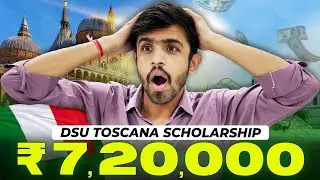 FULLY FUNDED DSU TOSCANA SCHOLARSHIP FOR INTERNATIONAL STUDENTS | PROCESS | STUDY IN ITALY 2024-25