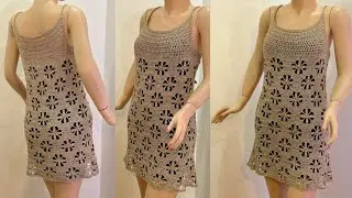 Crochet Easy Dress|/How To Crochet Easy Summer Dress #diy