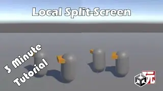 Local Multiplayer Split Screen in 3 Minutes - Unity/Playmaker Tutorial