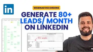 How to generate 80+ lead / month on LinkedIn