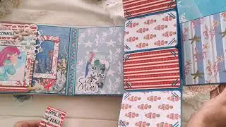 Альбом "Русалочка"с поп ап элементами/Pop-up album "Mermaid"