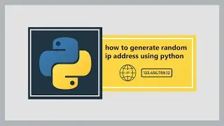 how to generate random ip address using python