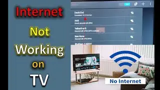 100% Working Internet Not Working On TV but Working on phone | tv no internet connection | internet