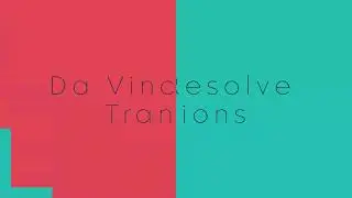 Easy Transitions Tutorial in Da Vinci Resolve 18