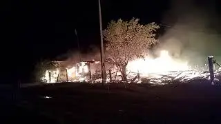 Массовый пожар в Кочалино