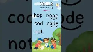 Magic 'e' Words #shorts