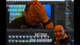 M1 Max MacBook Pro Final Cut Pro X, my friend explains how to render in mp4. #69