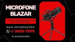Microfone Blazar Redragon Unboxing #redragon #reels #gamer #lifestyle #streamertwitch