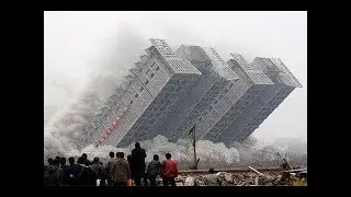 СМОТРИ, ОНИ УНИЧТОЖАЮТ ДОМА И МОСТЫ. Жестокое уничтожение домов.