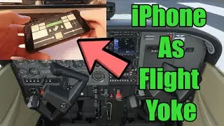 iPhone Virtual Yoke (Joystick) For Flight Simulators