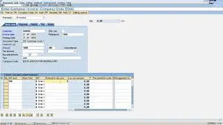 Customer invoice posting in SAP with FB70