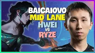Rank 1 Hwei : This CN Super Server Legend is DEVASTATING Challenger Ryze