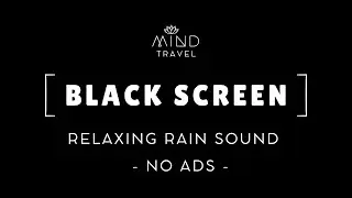 BLACK SCREEN with RAIN SOUNDS for Sleep, Relaxation, and Focus | 3.40 Hours of Calming Rainstorm 🌧️💤