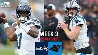 NFL Week 3: Carolina Panthers vs Seattle Seahawks Play-by-Play & Live Reaction!