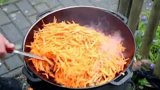 Простой Плов в Казане сo свинины / Plov mit Schweinefleisch