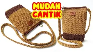 SIMPLE, EASY & BEAUTIFUL!!! VERY EASY CROCHET HP BAG TUTORIAL FOR BEGINNERS