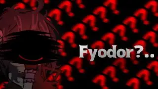 Fyodor what are you...? | Fyodor Dostoevsky, Dazai Osamu | Fyozai(?) | Bungo stray dogs