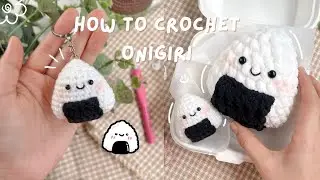 How to Crochet Onigiri 🍙 l Easy Amigurumi Tutorial / Beginner-Friendly l Monua DIY