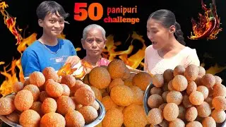 🔥 50 PANIPURI CHALLENGE – Can I Finish Them All? 😱🔥