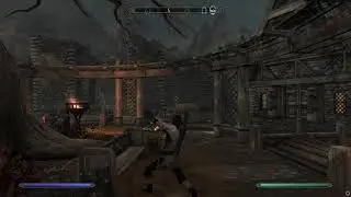 Skyrim but for some reason i'm faster than everyone else
