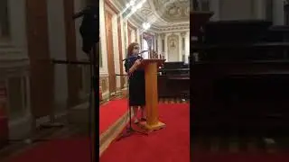 Minha exposição na II Seminário Mulher, Poder e Democracia