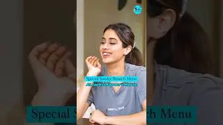 Special Sunday Brunch Menu At Janhvi Kapoor's House | Curly Tales #shorts