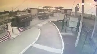 RUS TANKLARI LUHANSK BÖLGESİNDE SINIRI BÖYLE GEÇTİ