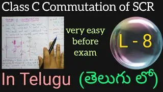 Class C Communication of SCR in Telugu-PowerElectronics Telugu- BTech,Diploma,Degree,Gate,graduates