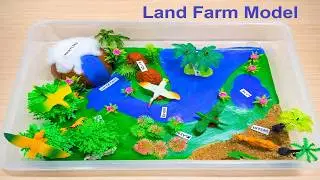 land forms model making 3d  | diy at home | howtofunda | still model